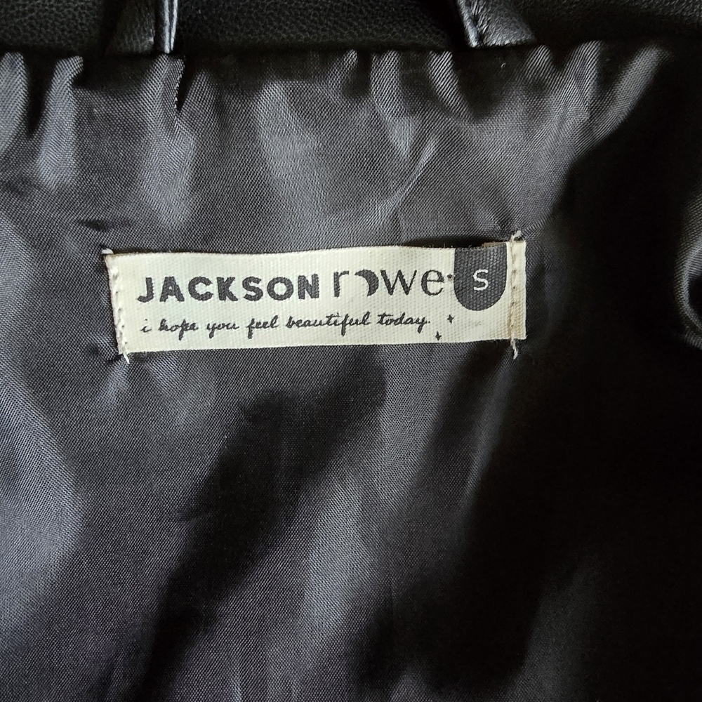Jackson Rowe Bond Faux Leather Jacket size small - Picture 13 of 16